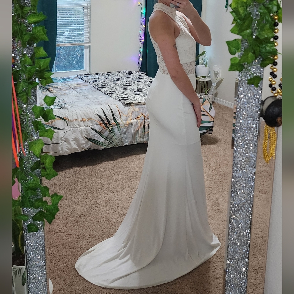 White dress